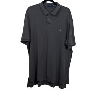 Polo Ralph Lauren Men’s Polo Shirt XXL Gray Short Sleeve Pony Logo Classic Fit